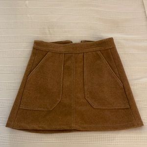 Camel / Beige Mini Skirt